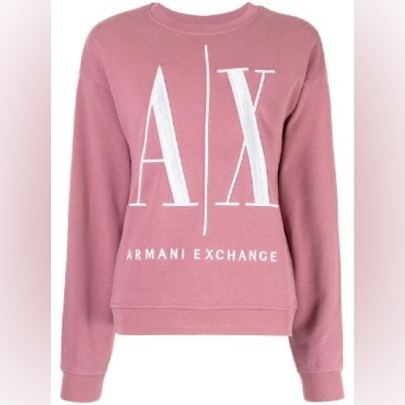 armani exchange mauve sweatshirt - Picture 1 of 4